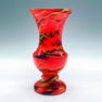 Czech Art Glass Spatter Vase