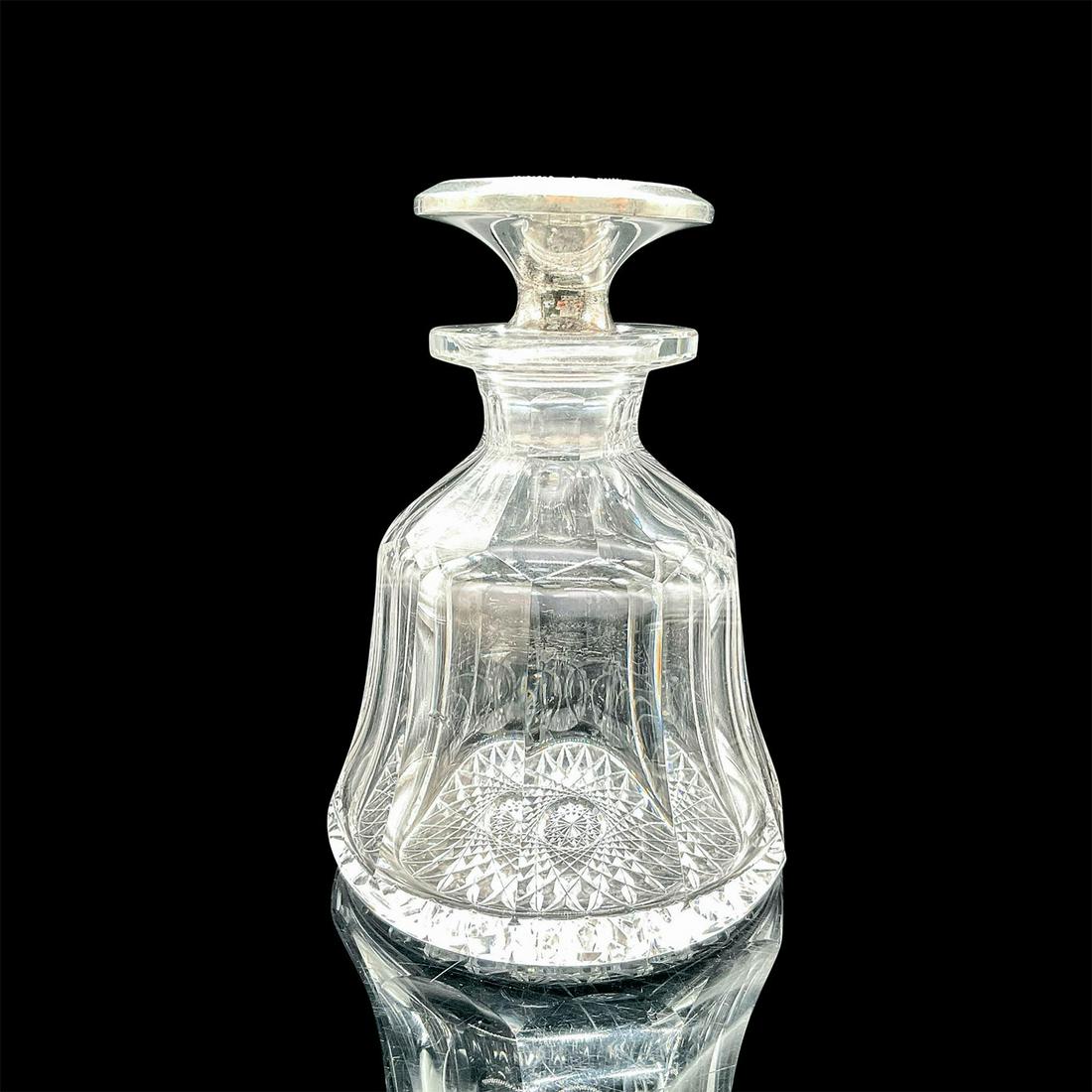 Vintage Crystal and Sterling Silver Perfume Bottle (1 of 3)