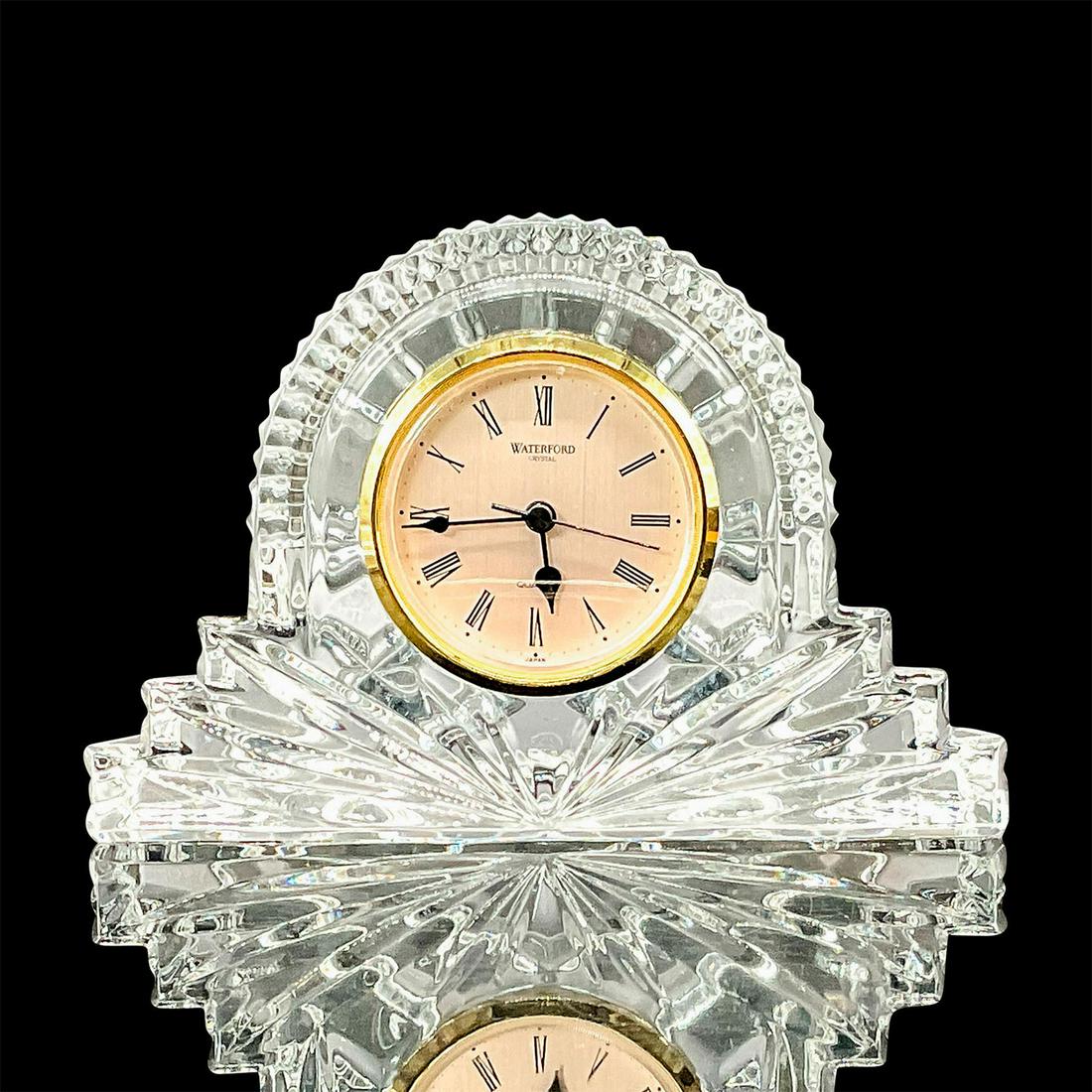 Waterford Crystal Desk Clock, Wharton Pattern (1 of 3)