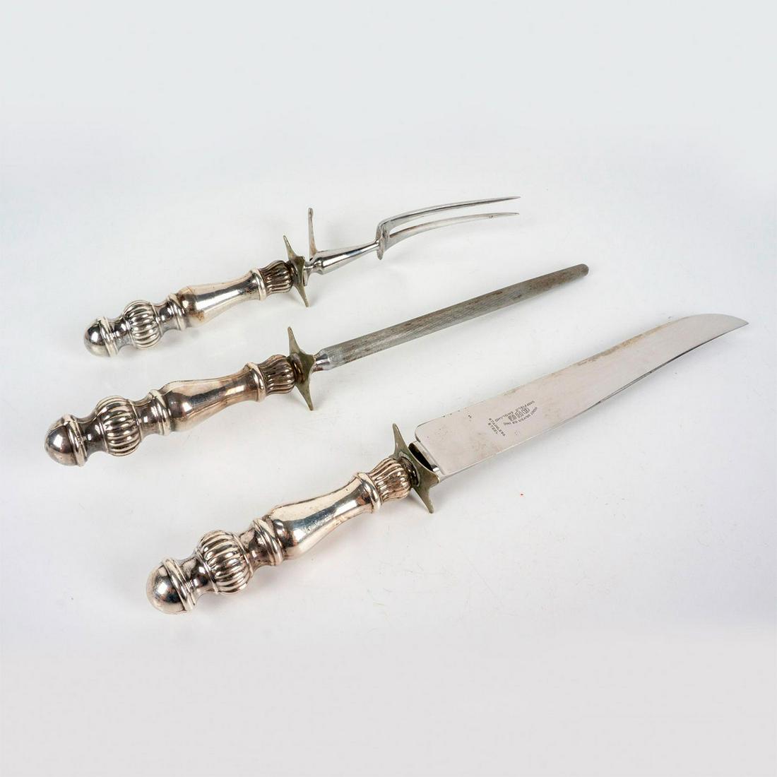 3pc Hunt Silver Co Sterling Silver Carving Utensils (1 of 4)