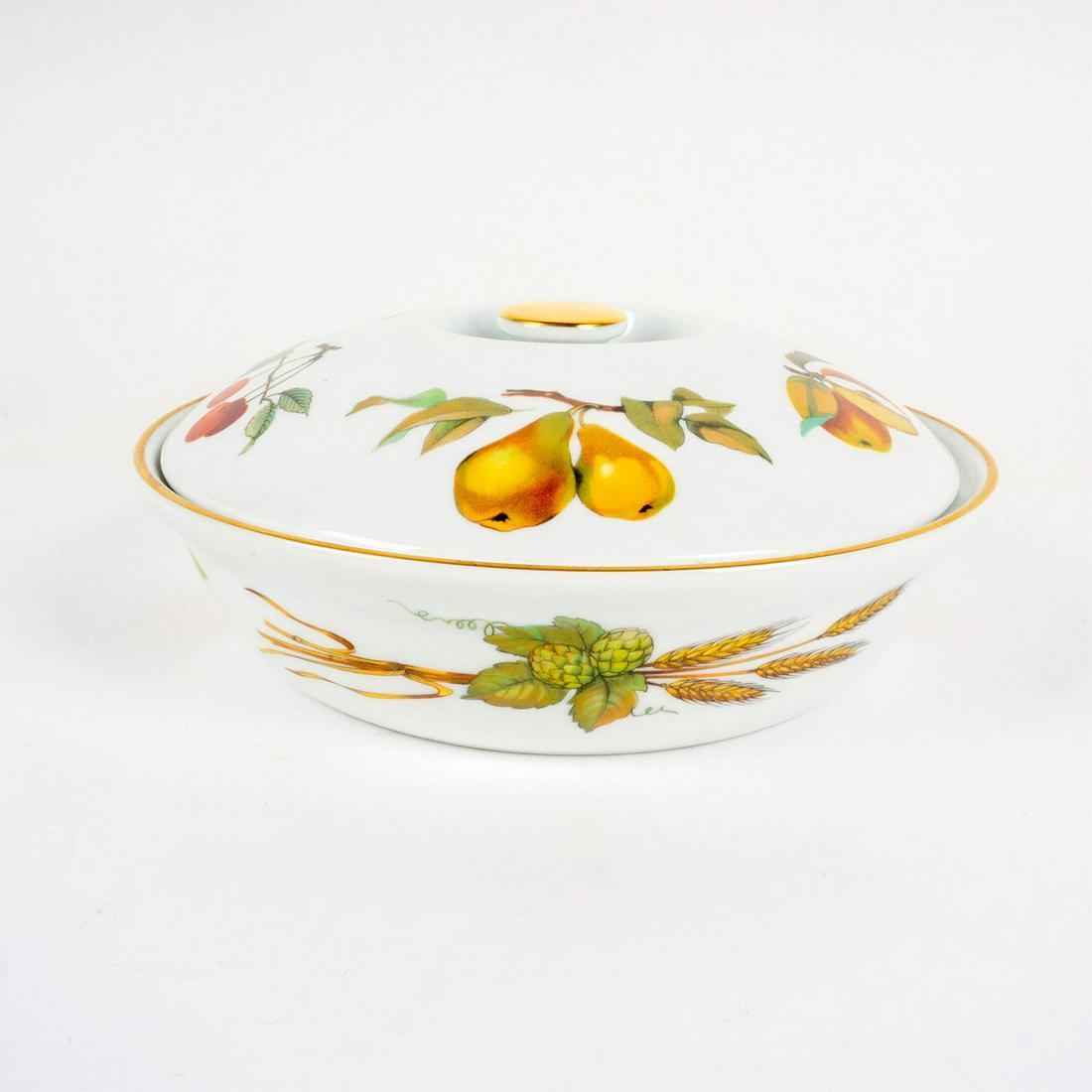 Royal Worcester Evesham Pattern Large Serving Dish with Lid (1 of 5)