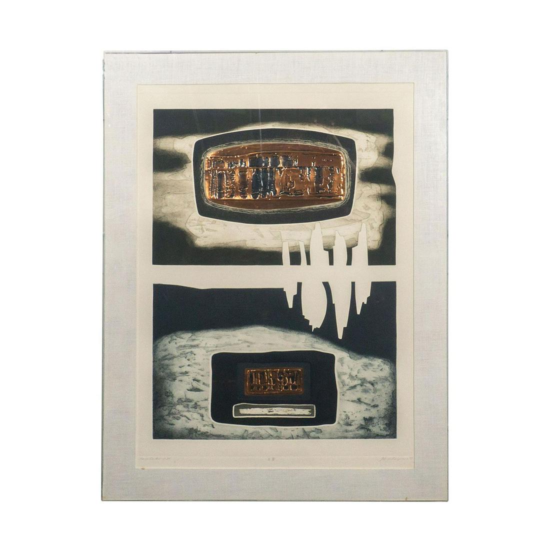 J.B. Thompson (American, 1932 - 1984) Mix Media on Paper (1 of 7)