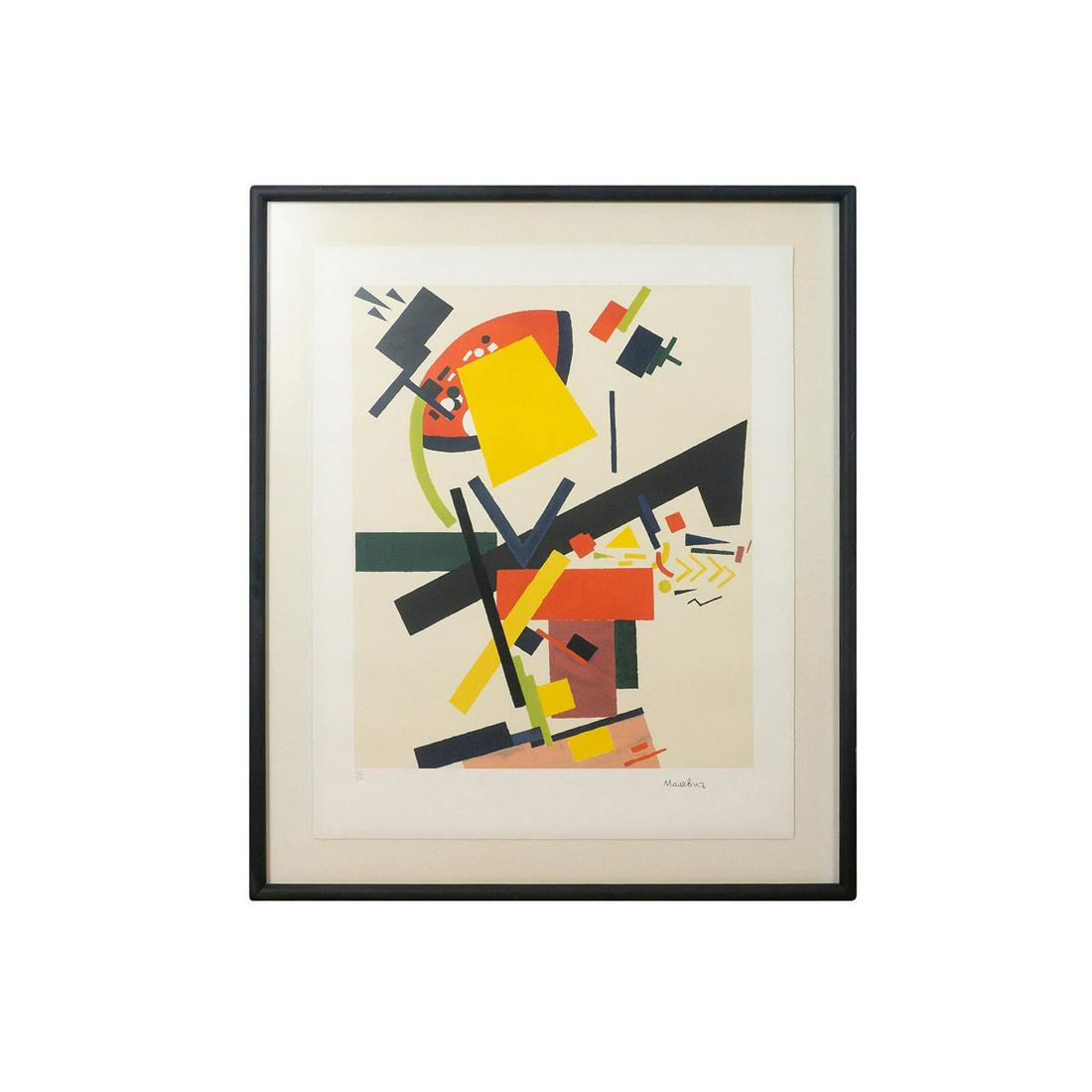 After Kazimir Malevich (Russian, 1879-1935) Limited Edition Lithograph (1 of 5)