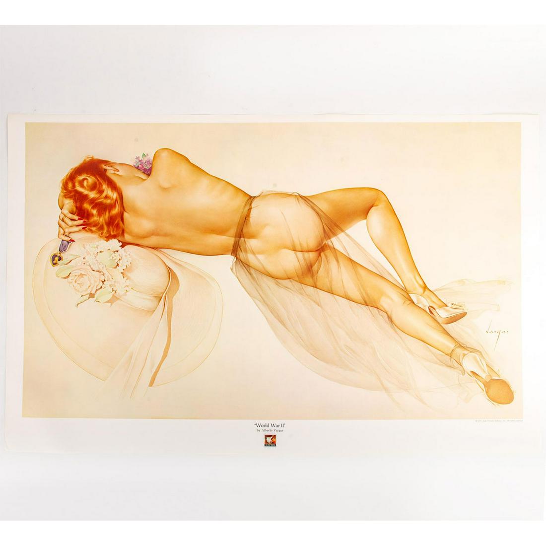 Alberto Vargas Pinup Girl Art Poster Print, World War II (1 of 3)
