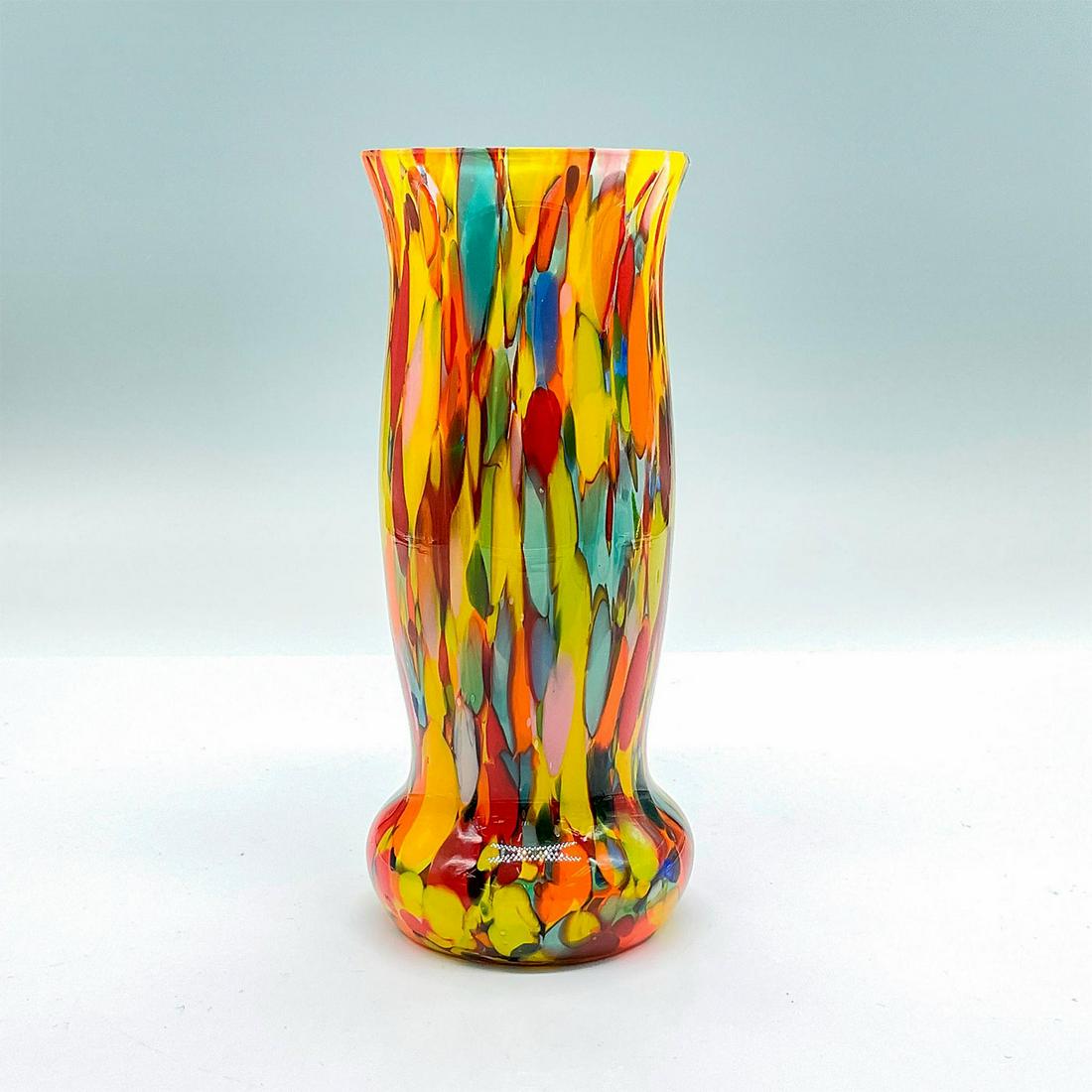Murano Confetti Glass Vase Auction