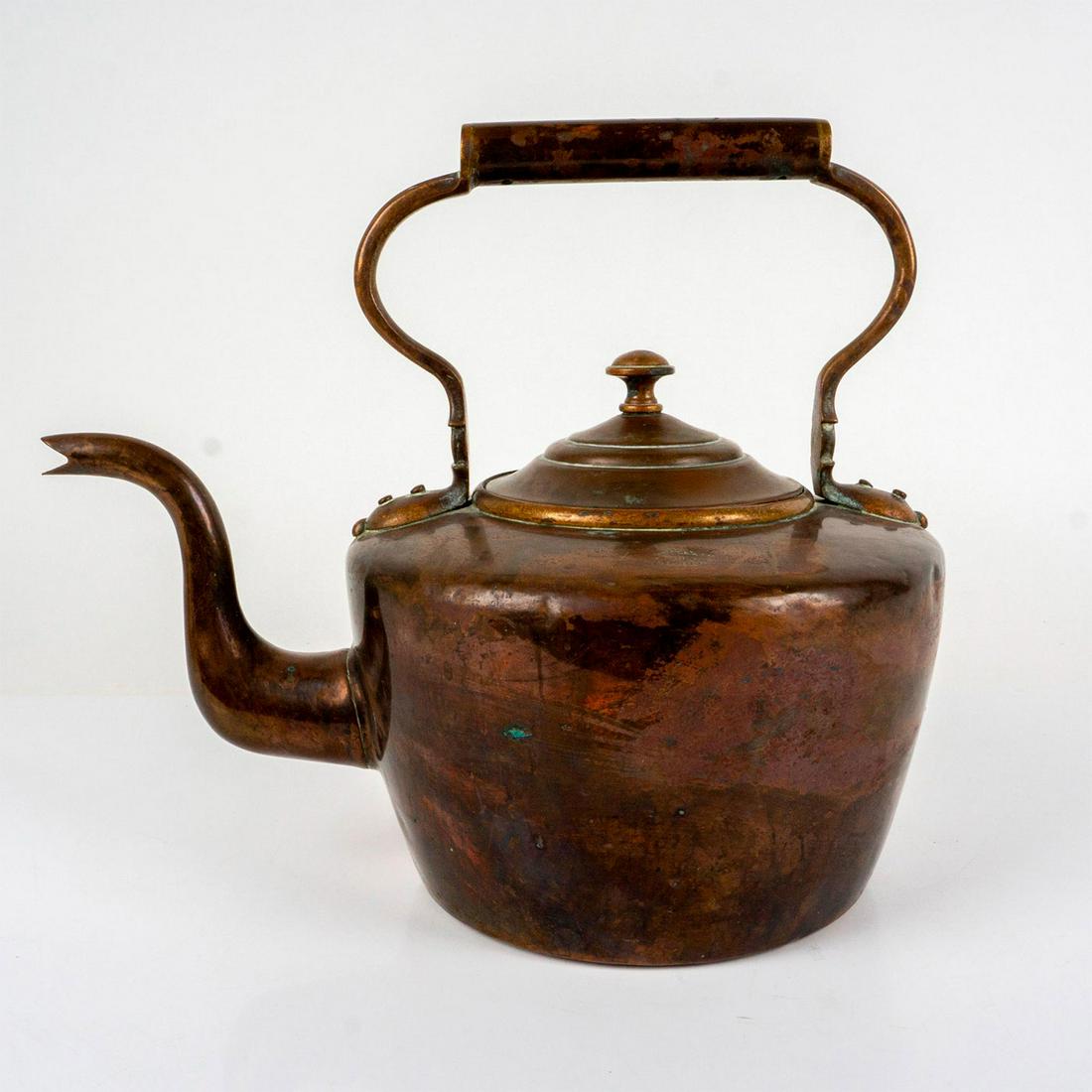 Antique Maple and Co. Large Copper Kettle (1 of 6)