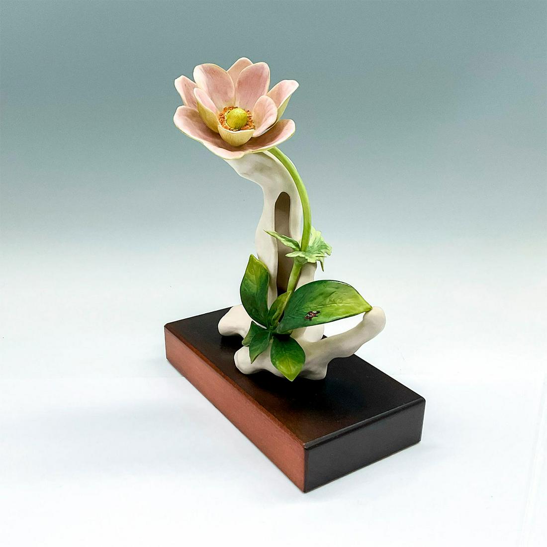 2pc Cybis Porcelain Sculpture with Base, Windflower (1 of 3)