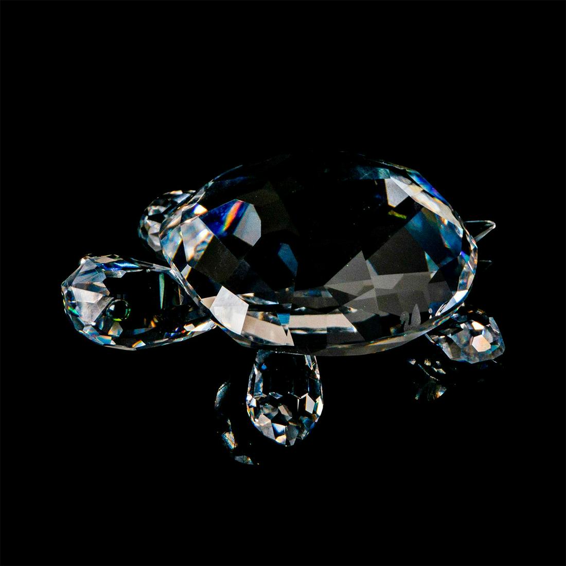 Swarovski Silver Crystal Figurine, Turtle (1 of 7)