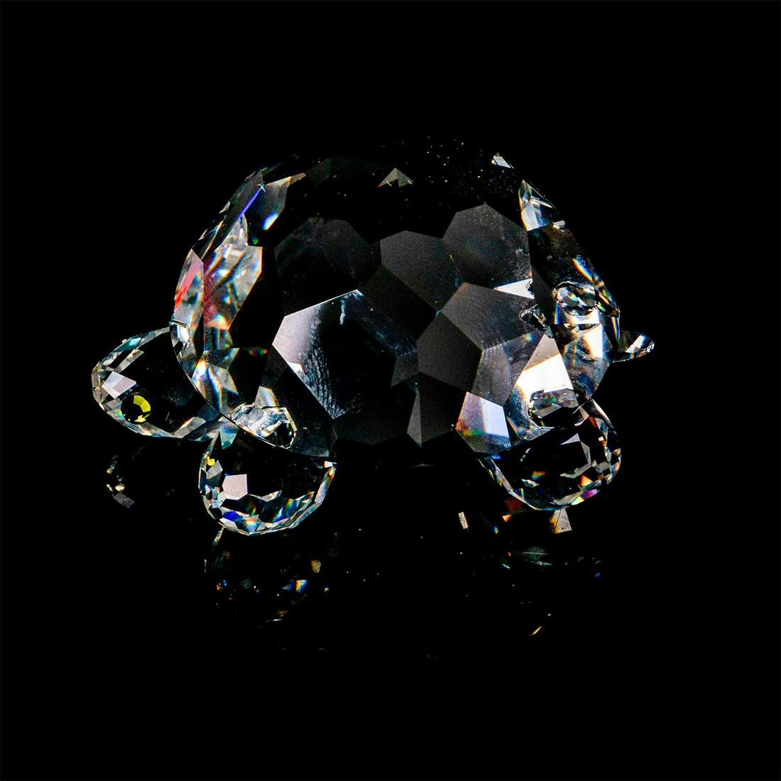 Swarovski Silver Crystal Large Figurine, Turtle (1 of 6)