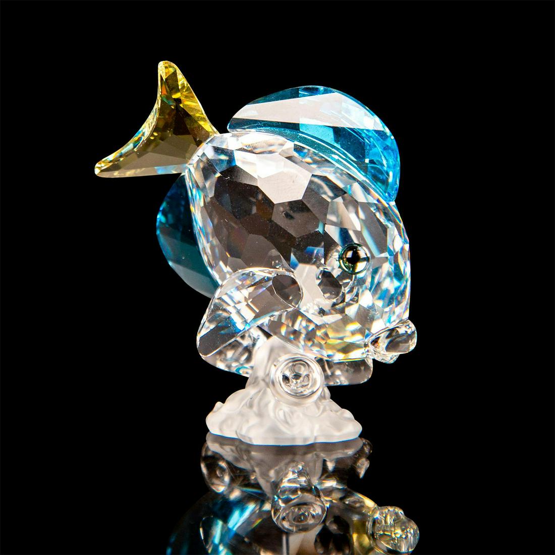 Swarovski Crystal Figurine, Blue Tang Fish