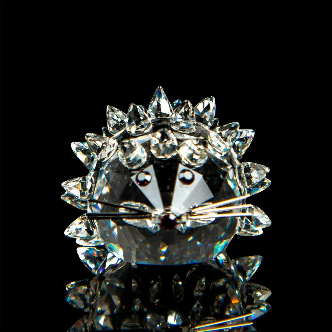 Swarovski Silver Crystal Figurine, Small Hedgehog 7606 (1 of 4)