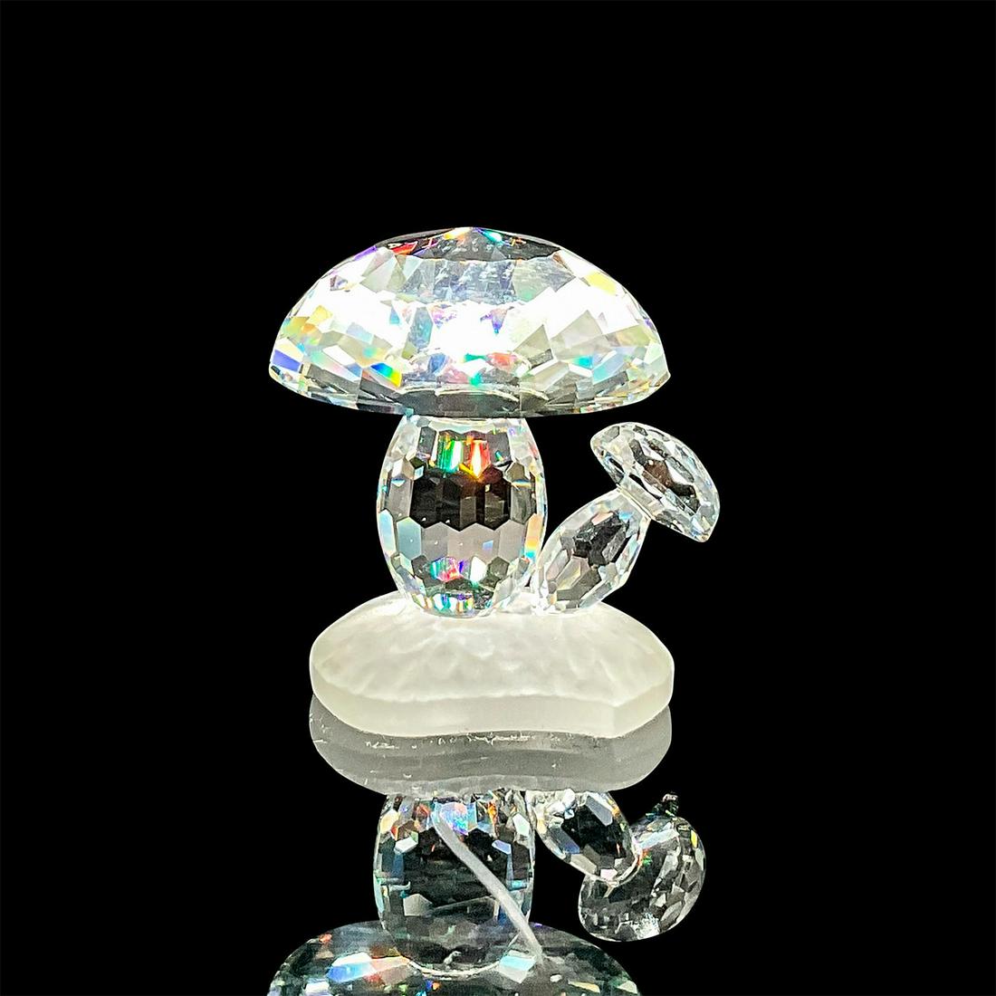 Swarovski Silver Crystal Figurine, Mushroom (1 of 4)