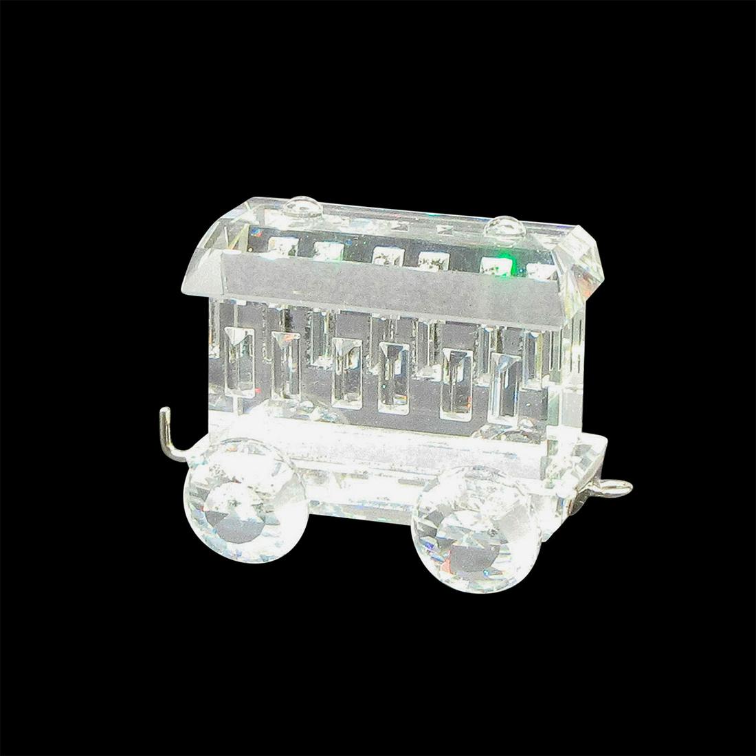 Swarovski Silver Crystal Figurines, Passenger Train Car (1 of 2)