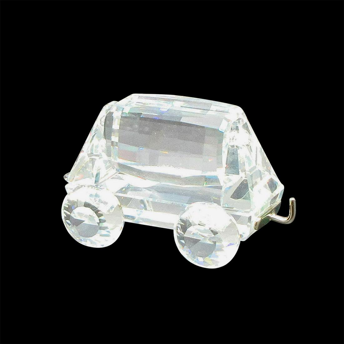 Swarovski Silver Crystal Figurine, Tipping Wagon (1 of 2)