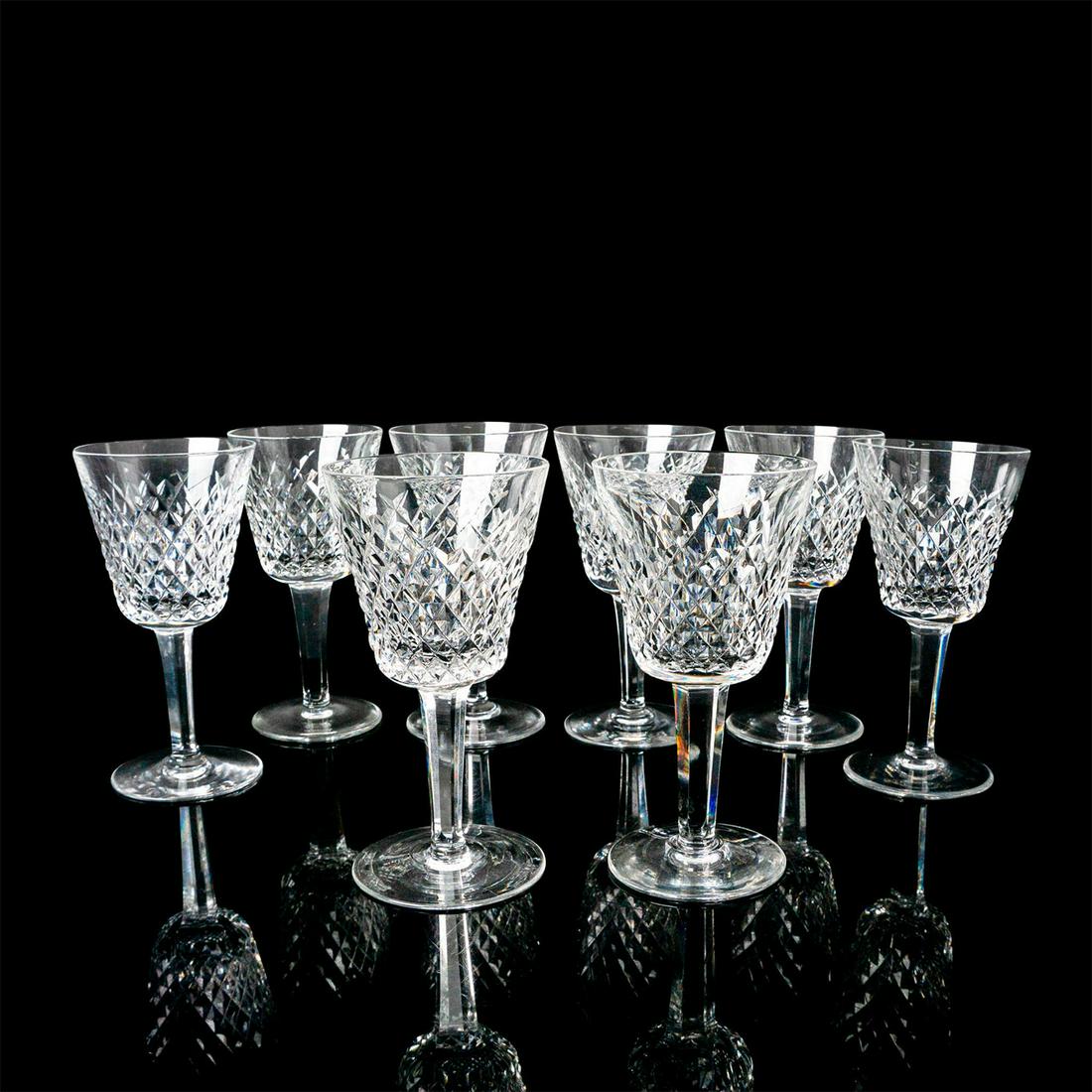 8pc Waterford Crystal Water Goblets (1 of 2)
