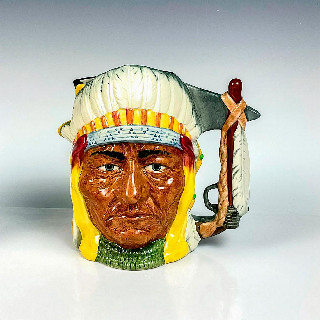 Chief Sitting Bull (Grey Eyes) and George Armstrong Custer D6712 - Large - Royal Doulton Character (1 of 3)