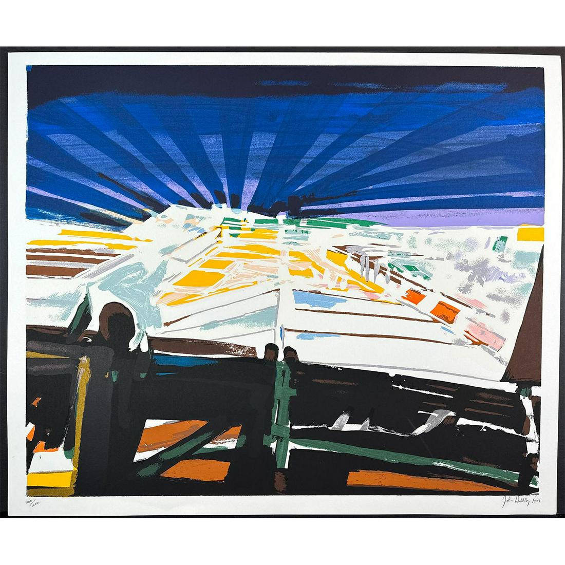 John Hultberg (American, 1922-2005), Silkscreen, Signed (1 of 3)