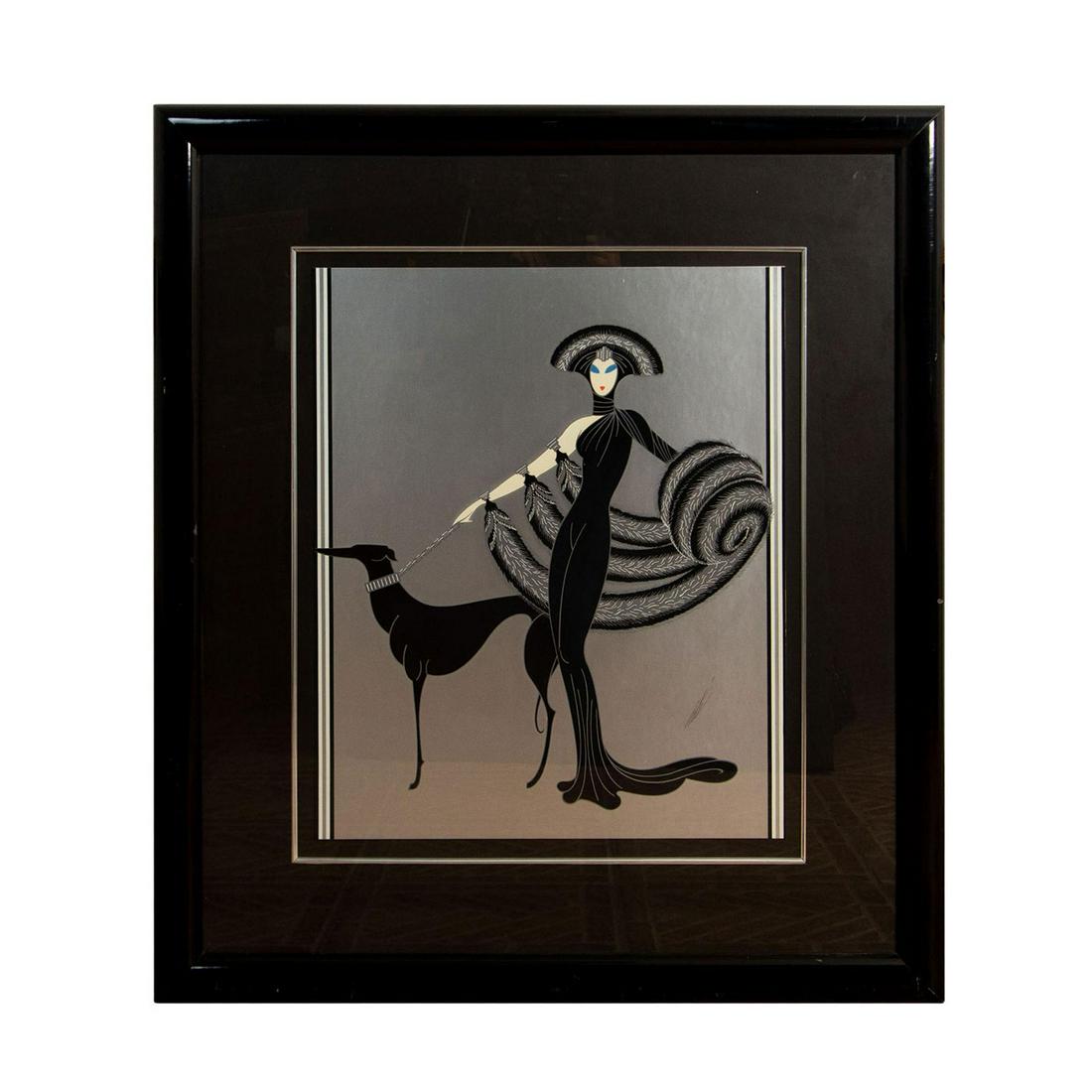 Romain de Tirtoff aka Erte (Russian/French, 1892-1990) Signed Serigraph (1 of 5)