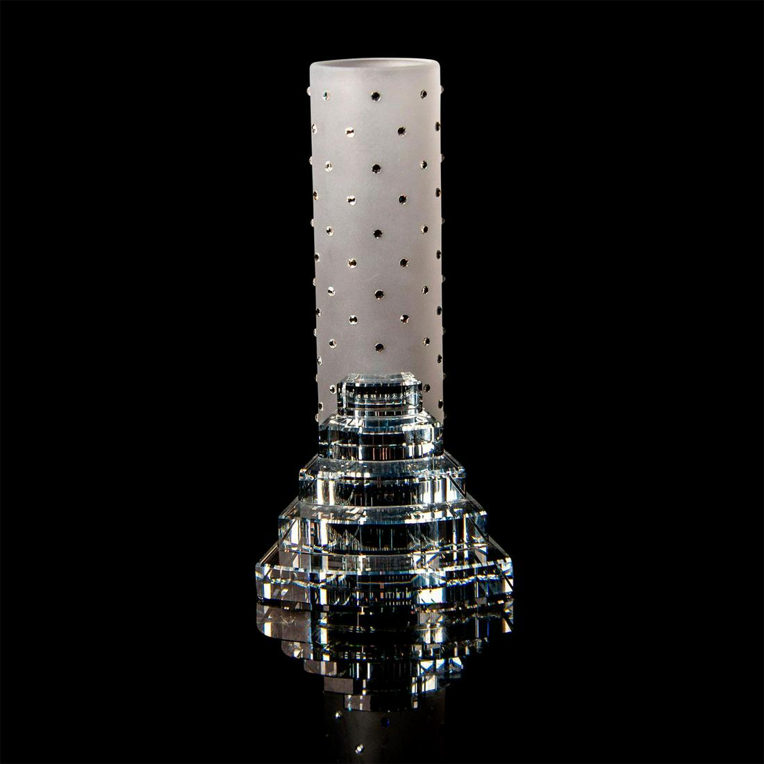 Swarovski Crystal Toh Vase, Signed (1 of 4)