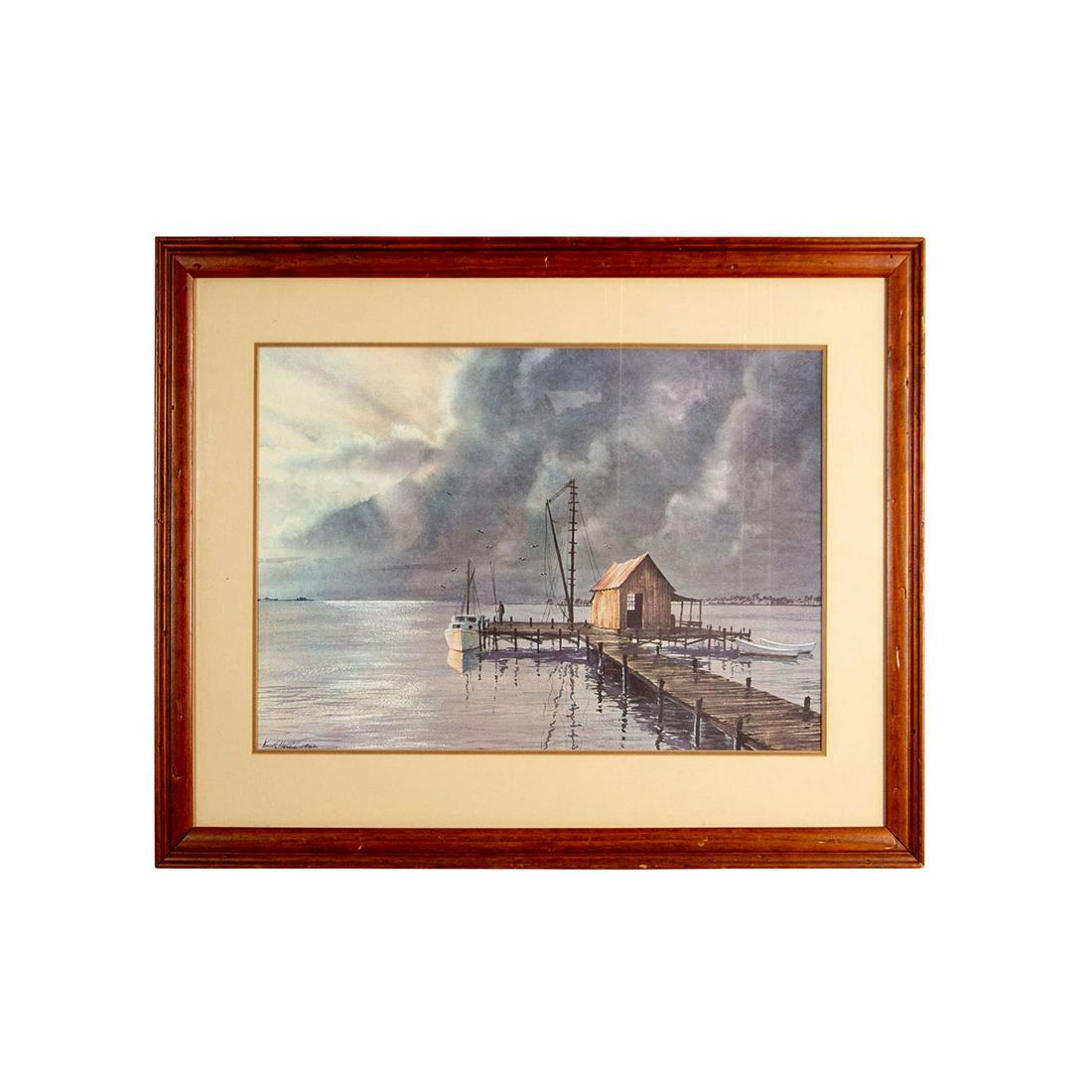 Kenneth Harris (American 1904-1983), Watercolor on Paper (1 of 6)