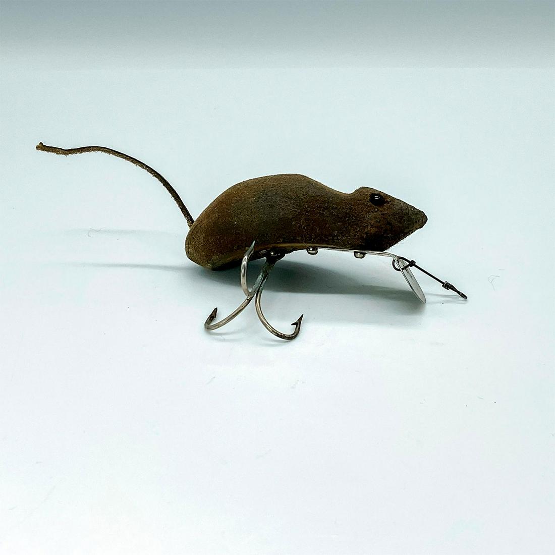 Vintage South Bend Mouse Oreno Flocked Grey (1 of 4)