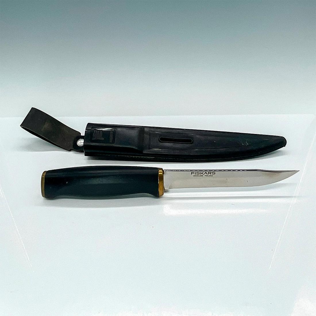 Fiskars Stainless Finland Citarent Knife w/Sharpening Sheath (1 of 3)