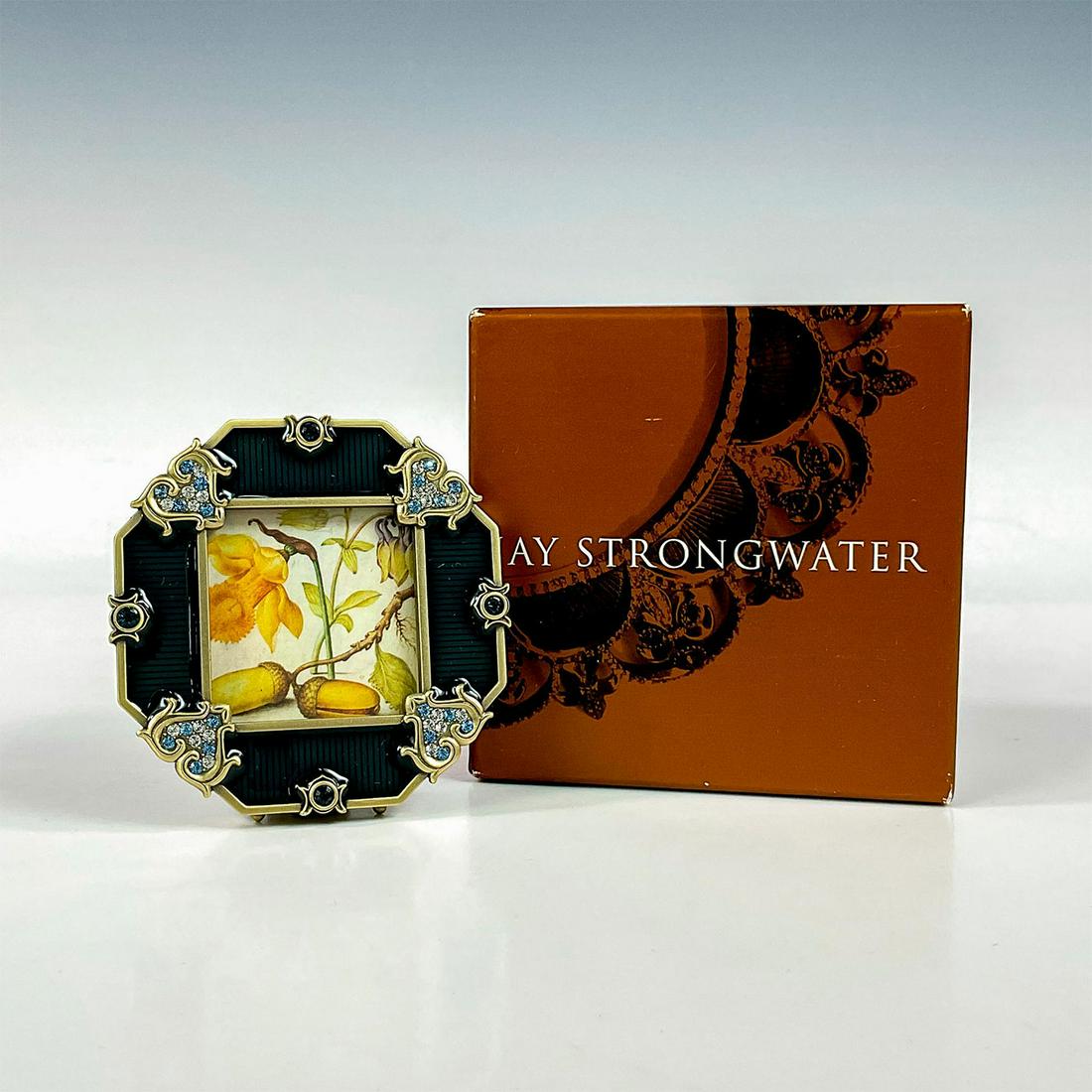 Vintage Jay Strongwater Mini Octagon Picture Frame (1 of 2)