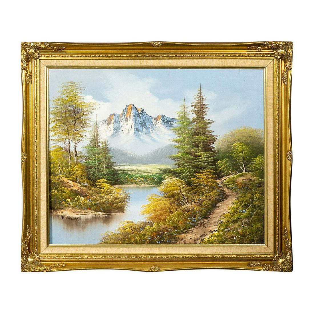 Richard Delino (American, 20th c.) Oil Painting on Canvas (1 of 3)