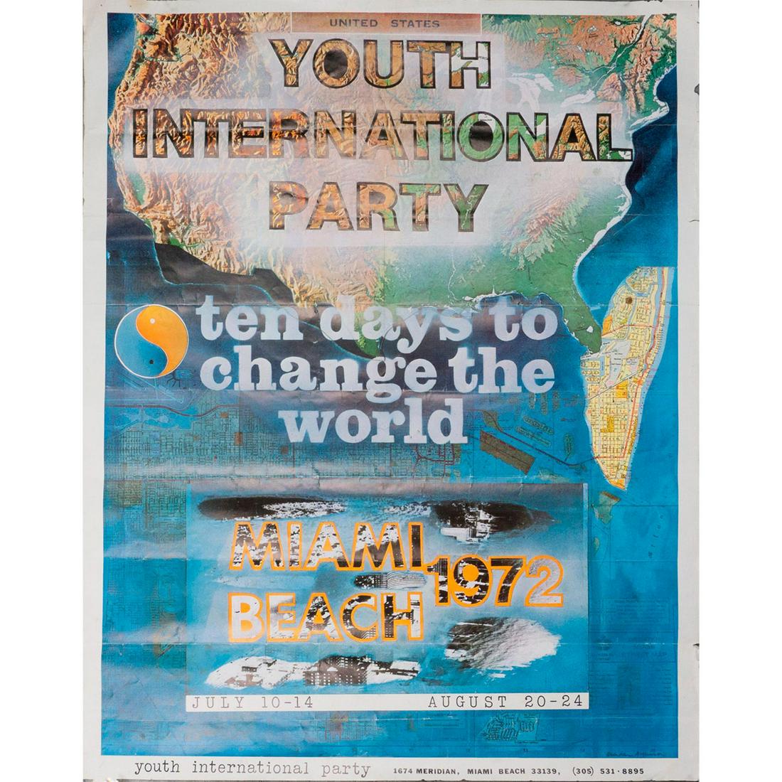 Color Poster, Ten Days to Change the World: Miami Beach (1 of 4)