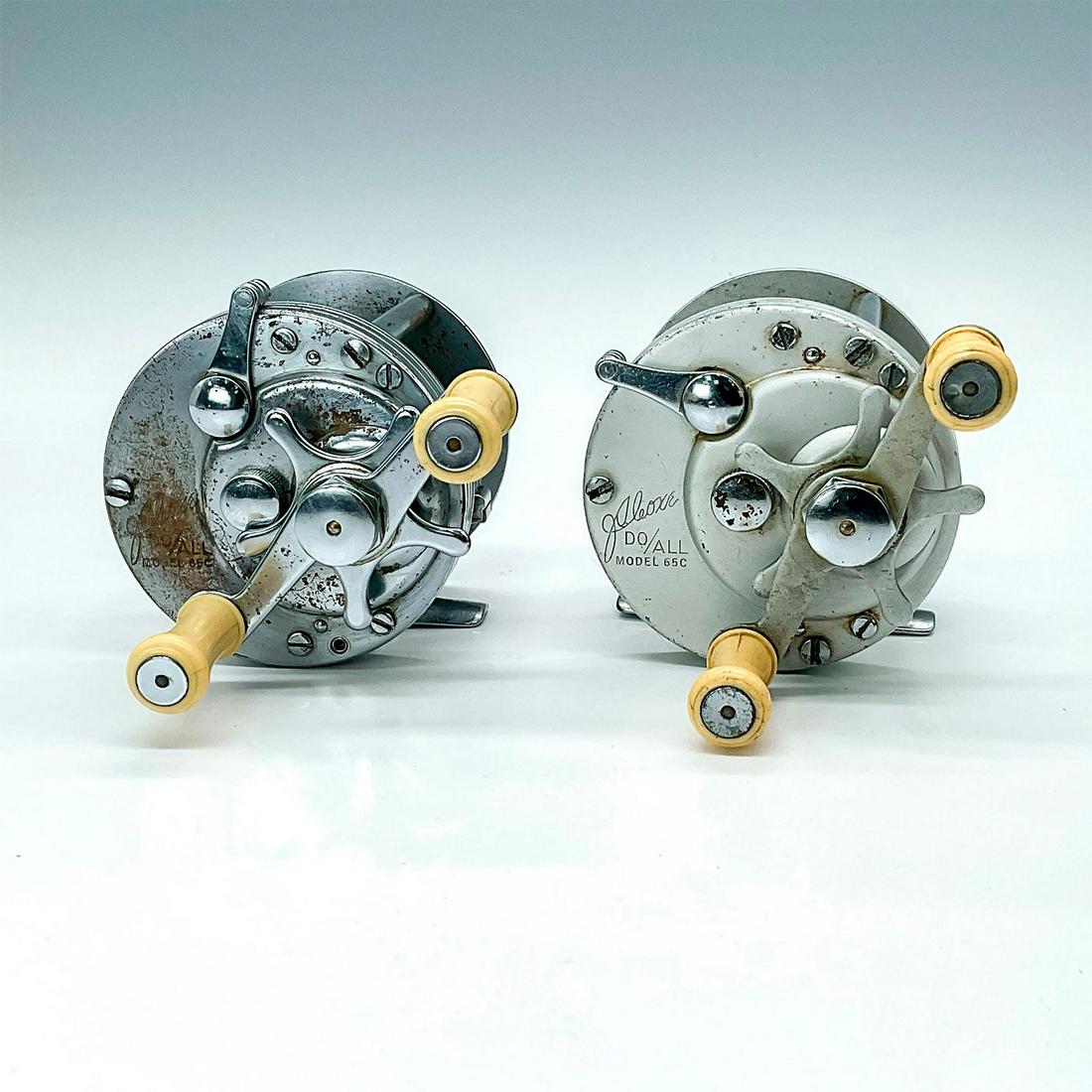 Pair of Vintage J.A. Coxe Do/All 65 C Casting Reels (1 of 6)