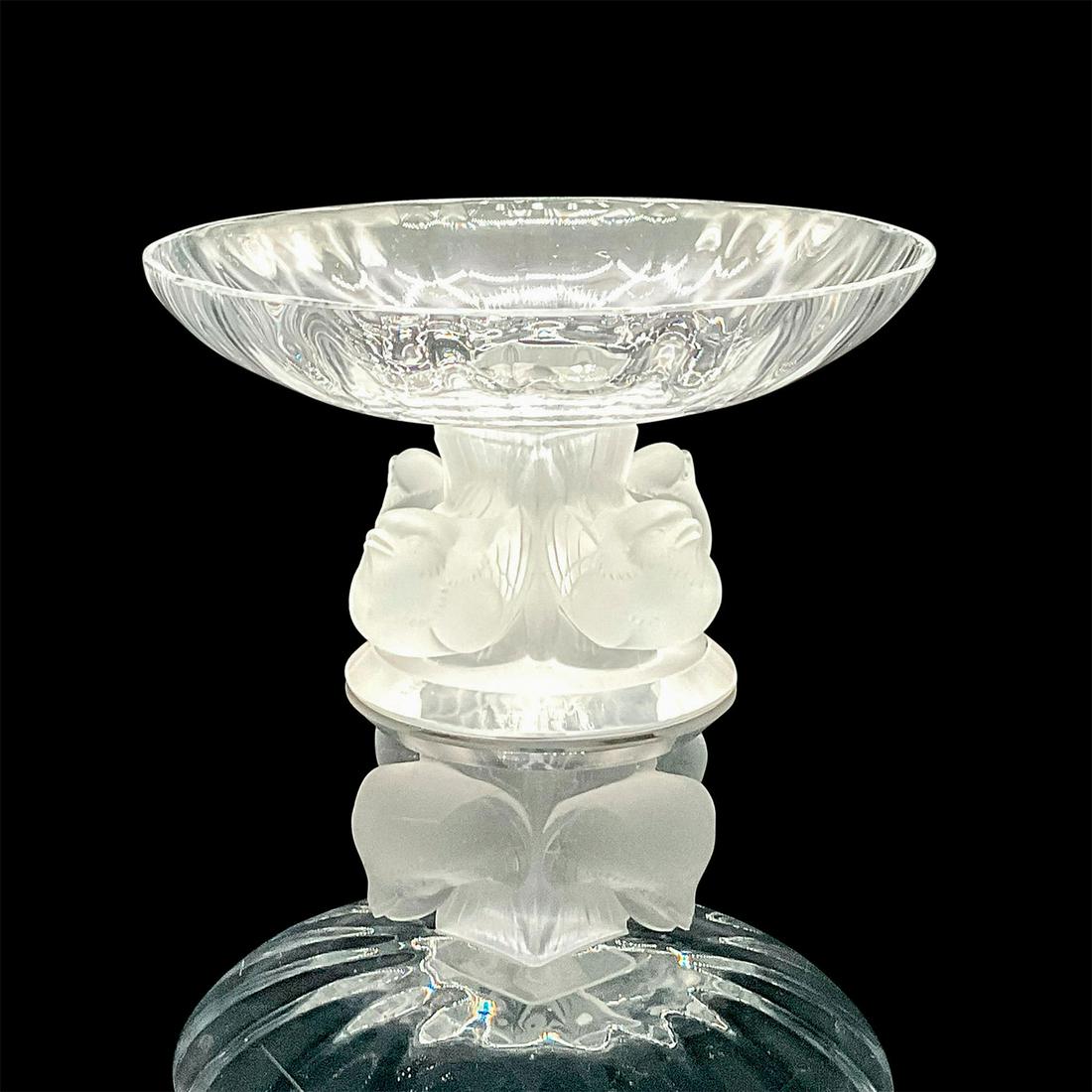 Lalique Crystal Sparrow Compote Bowl, Nogent (1 of 3)