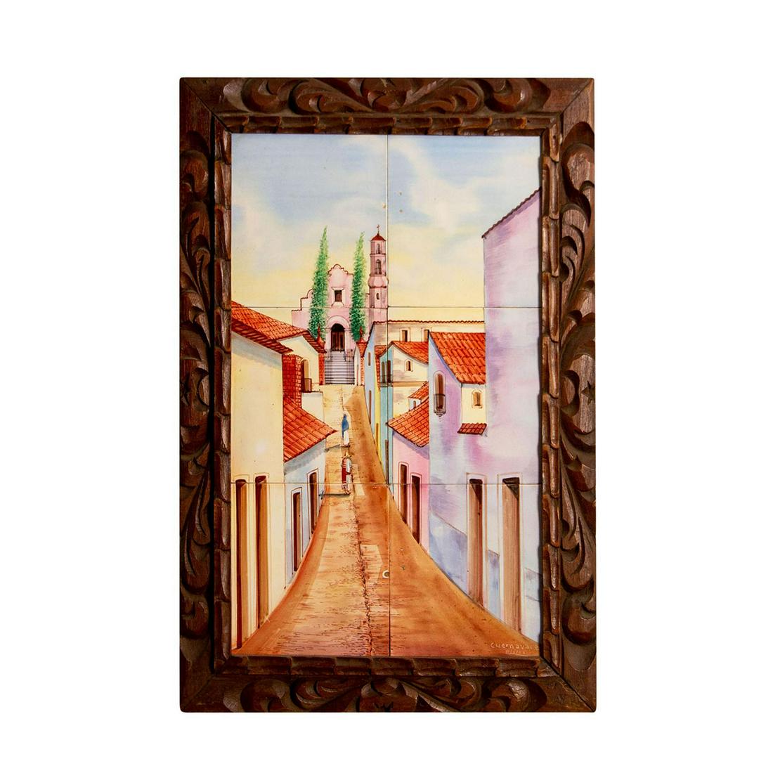 E. Lopez, Mexican Painting on Tiles, Cuernavaca (1 of 5)