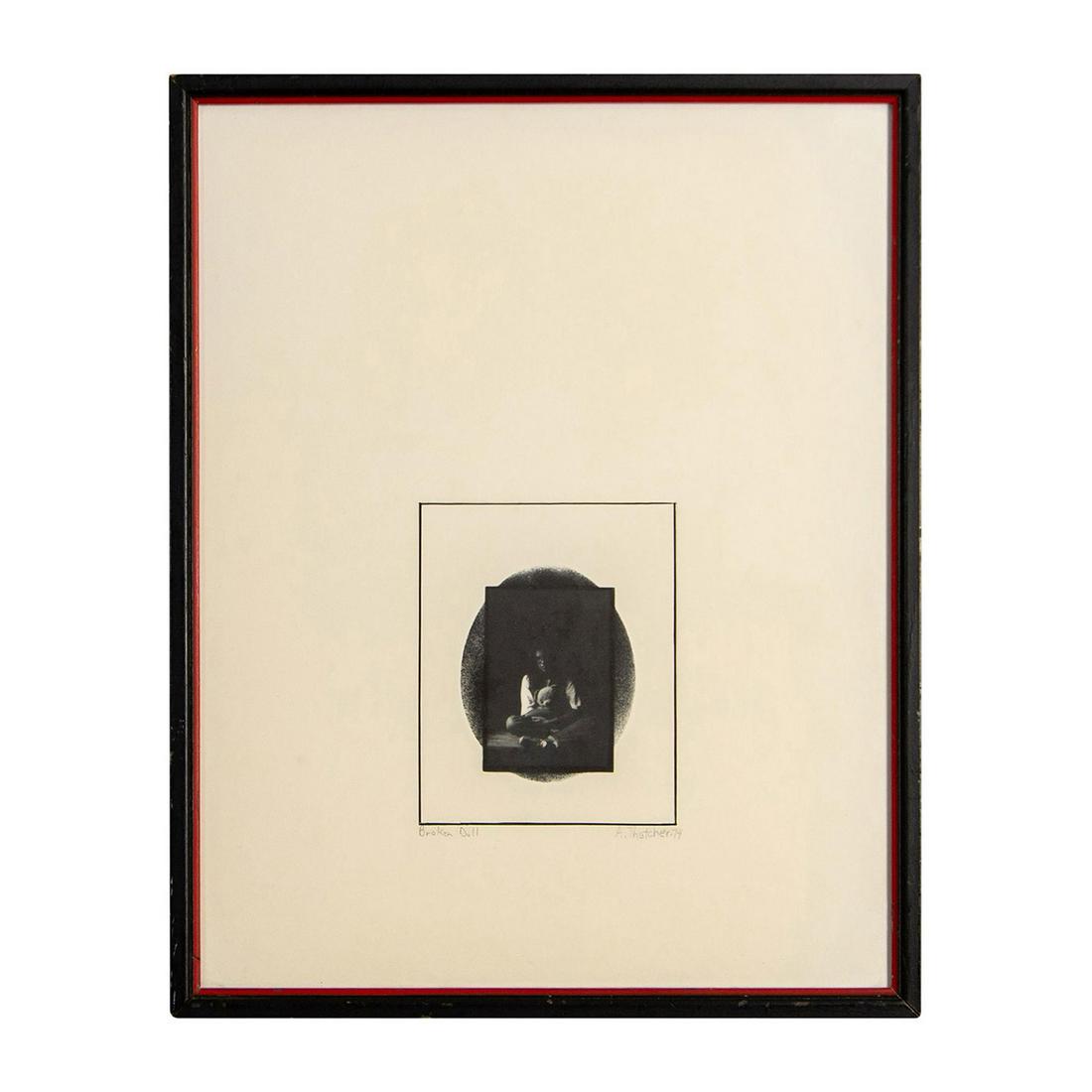 A. Thatcher, Black & White Composite Photograph, Broken Doll (1 of 3)