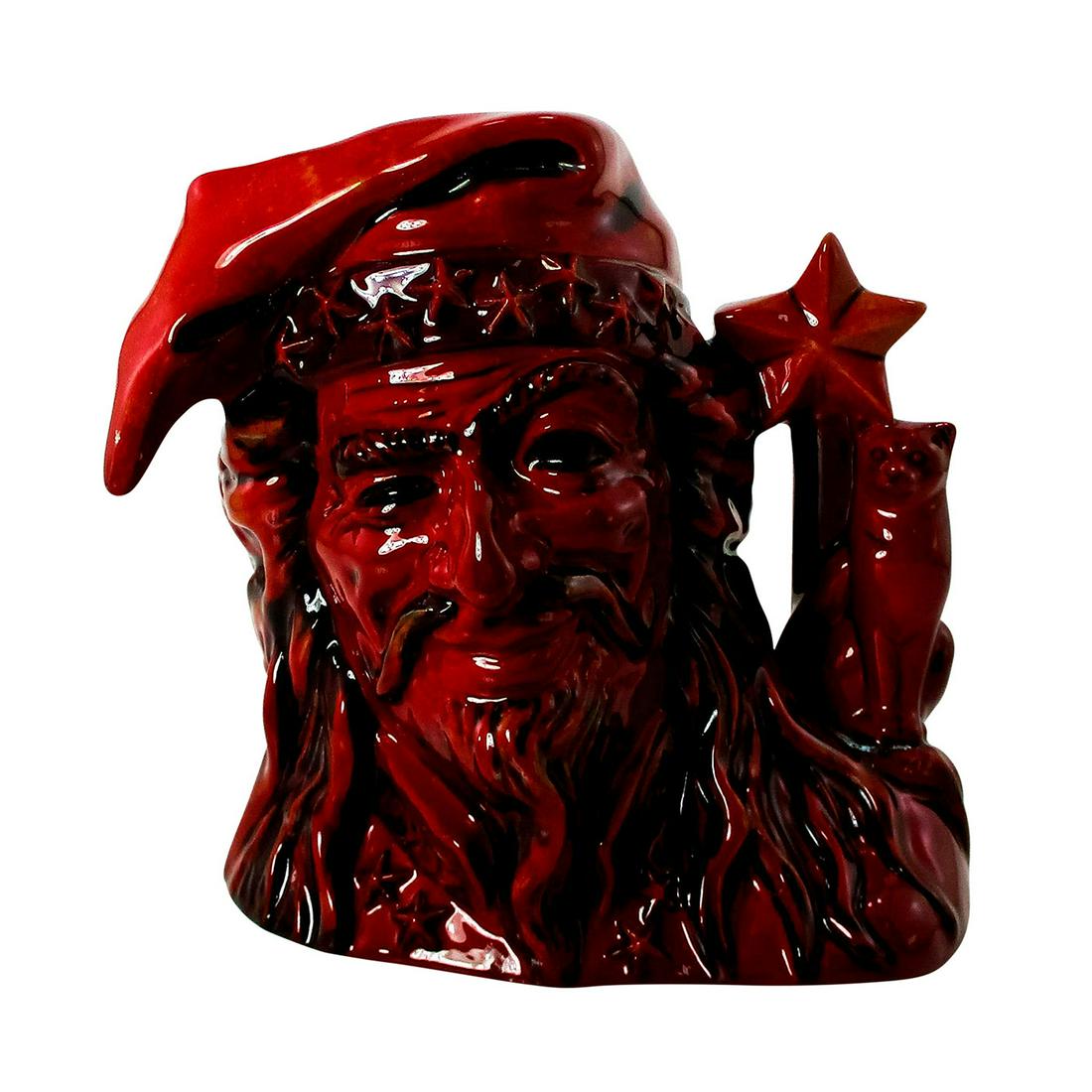 The Wizard D7340, Flambe - Large - Royal Doulton Character Jug (1 of 5)