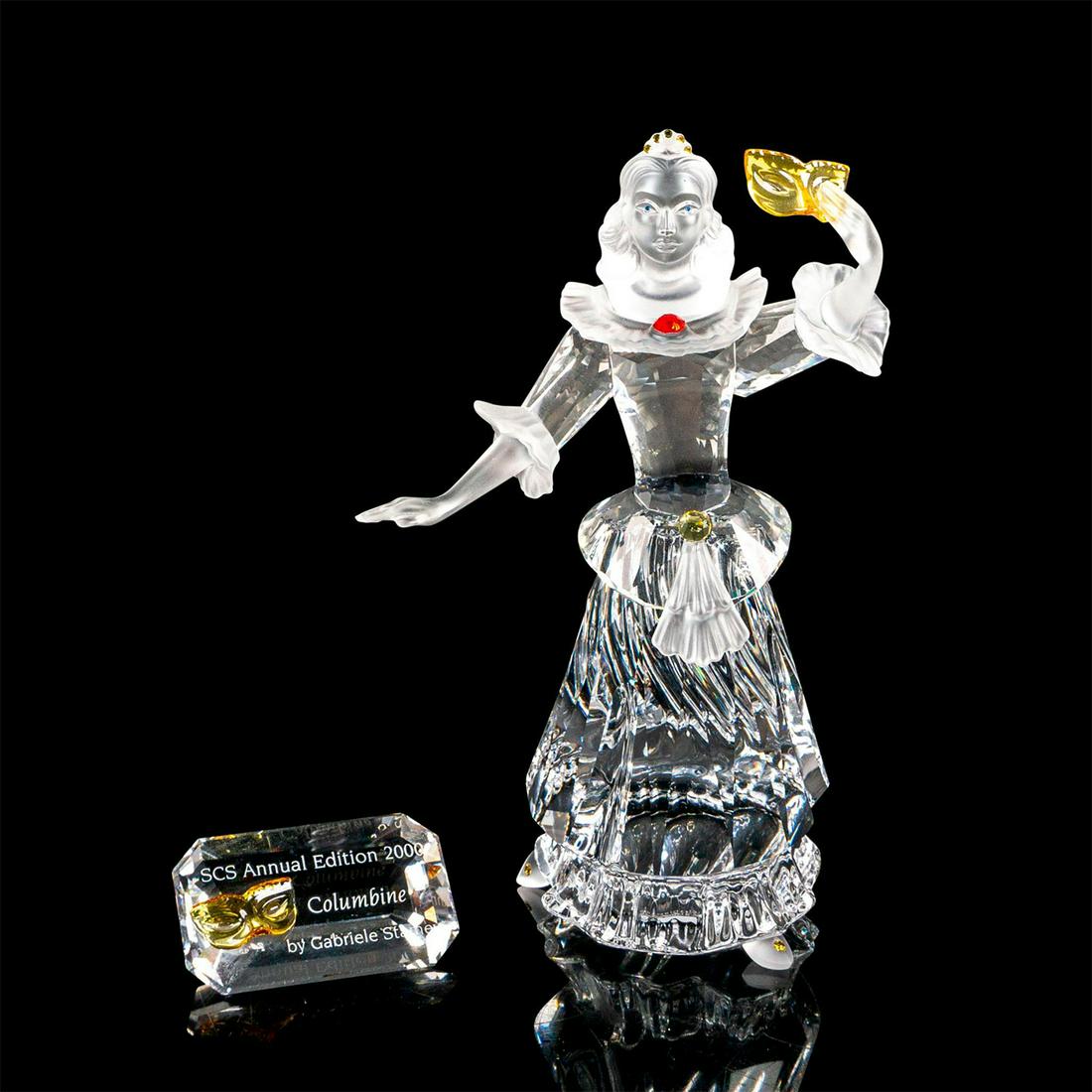 Columbine and Plaque, 2000 - Swarovski SCS Crystal Figurine (1 of 4)