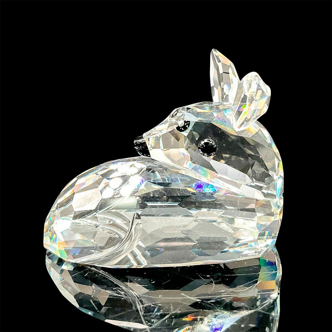 Swarovski Silver Crystal Figurine, Roe Deer Fawn (1 of 3)