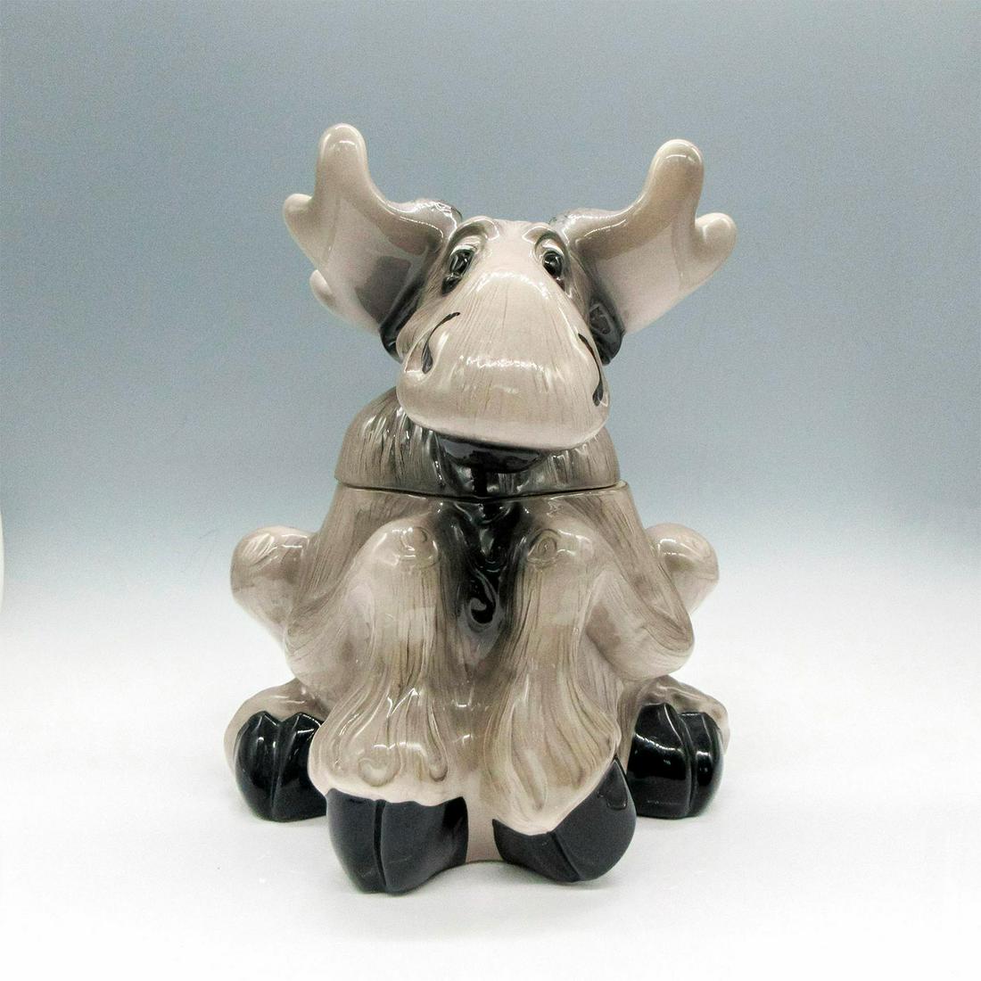 Big Sky Carvers Porcelain Bear Foots Moose Cookie Jar (1 of 3)