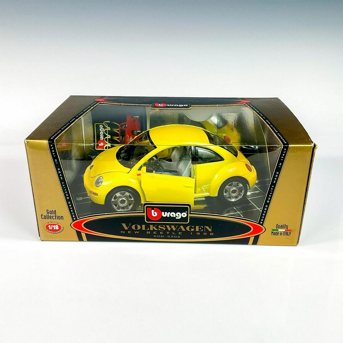 Bburago 1998 Volkswagen New Beetle Model Car (1 of 4)
