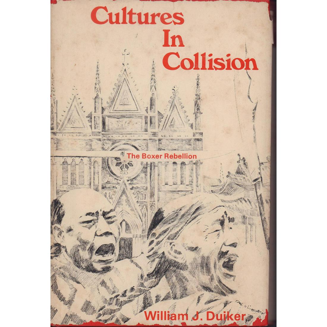 Cultures in Collision Hardcover Book: Author William J. Duiker covers all aspects of The Boxer Rebellion, an attack on foreign diplomats and Christian missionaries in China in 1899-1900, centered on the capital of Peking. 226 pages devote