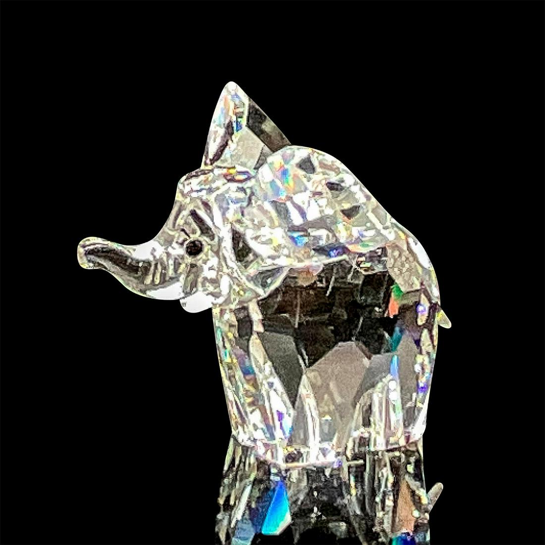 Swarovski Silver Crystal Figurine, Mini Elephant (1 of 4)