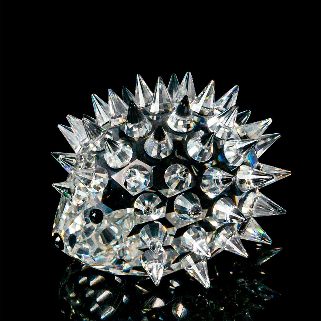 Swarovski Silver Crystal Large Figurine, Hedgehog (1 of 10)