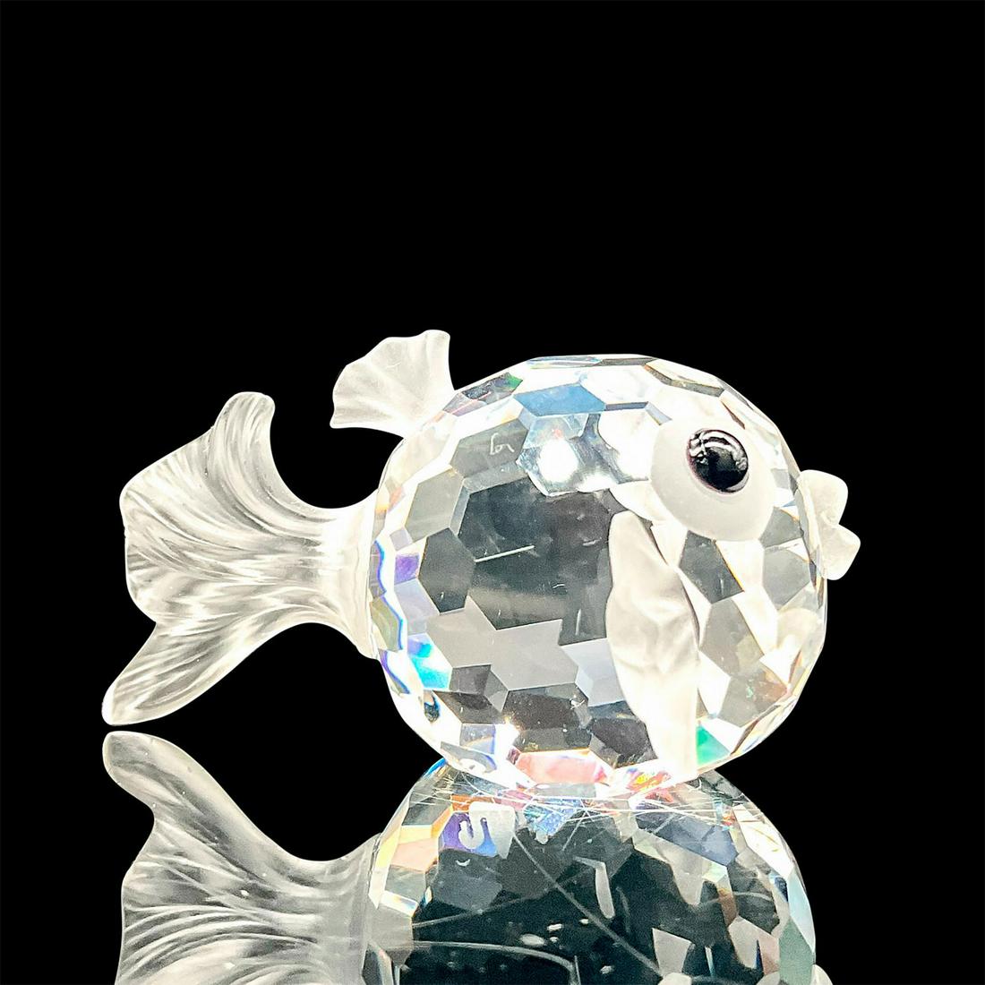 Swarovski Crystal Figurine, Miniature Blowfish 013960 (1 of 3)