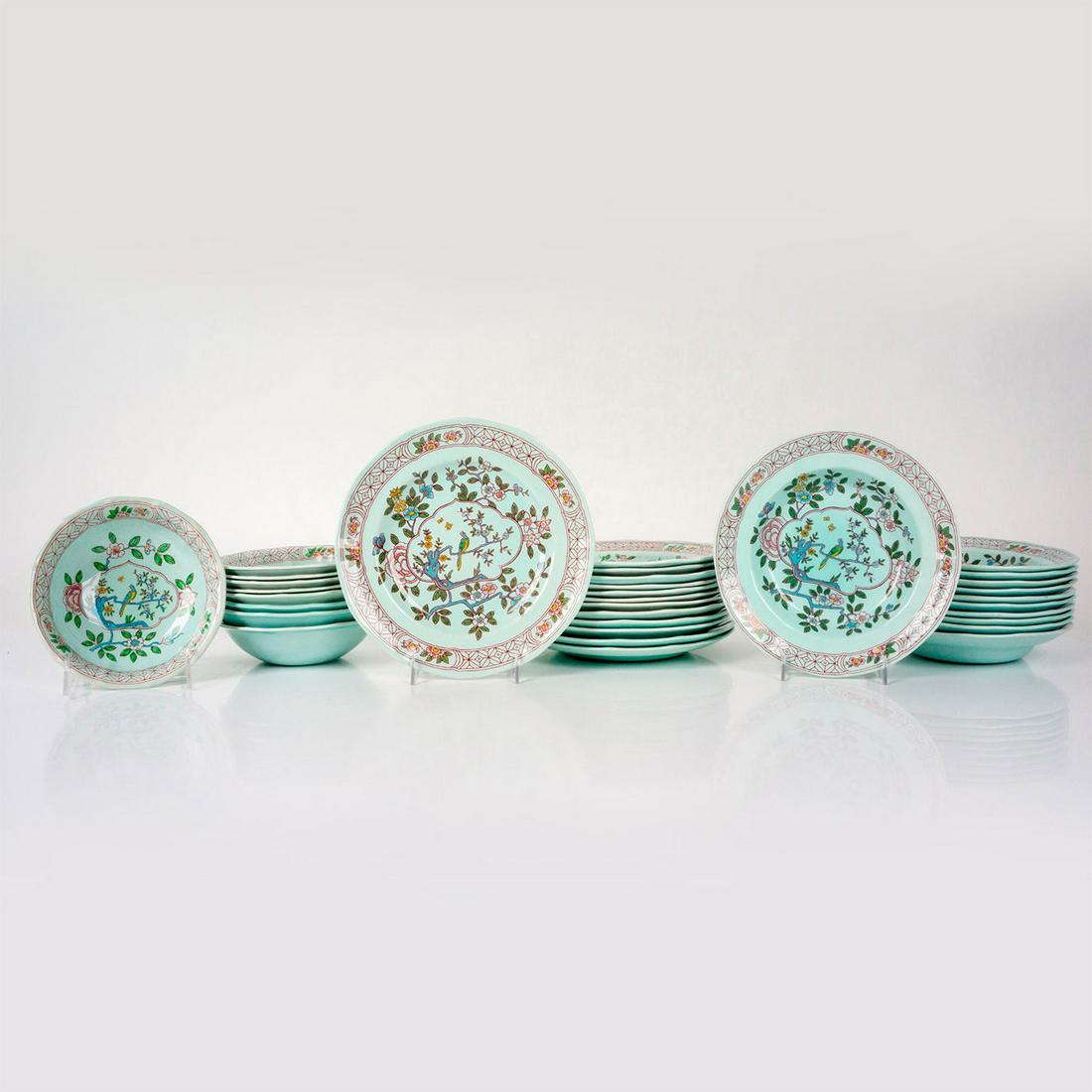 33pc Adams Calyx Ware Tableware Set, Singapore Bird (1 of 3)