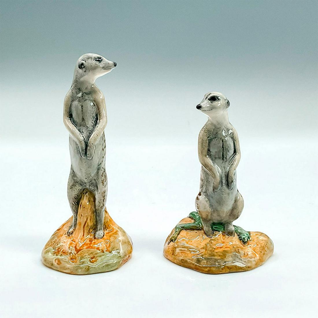 Pair Of John Beswick Figurines, Meerkats (1 of 3)