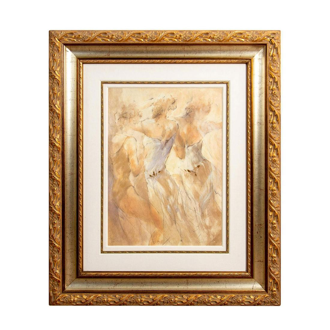 Gary Benfield (British, b. 1965), Serigraph, Trilogy, Signed (1 of 5)