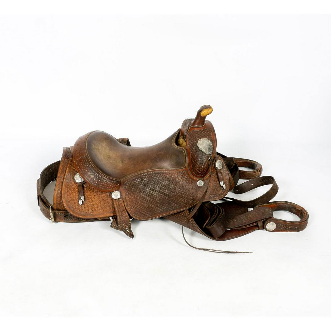 Vintage Western Saddle Custom By Rocky Of Chandler, Arizona