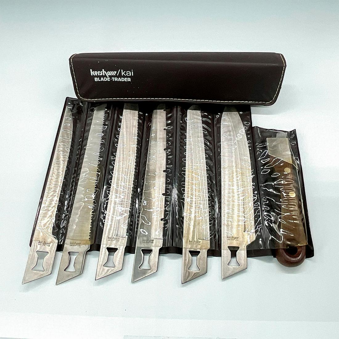 Vtg Kershaw Kai 1099 Seki Japan 6 Blade Trader Knife Set (1 of 4)