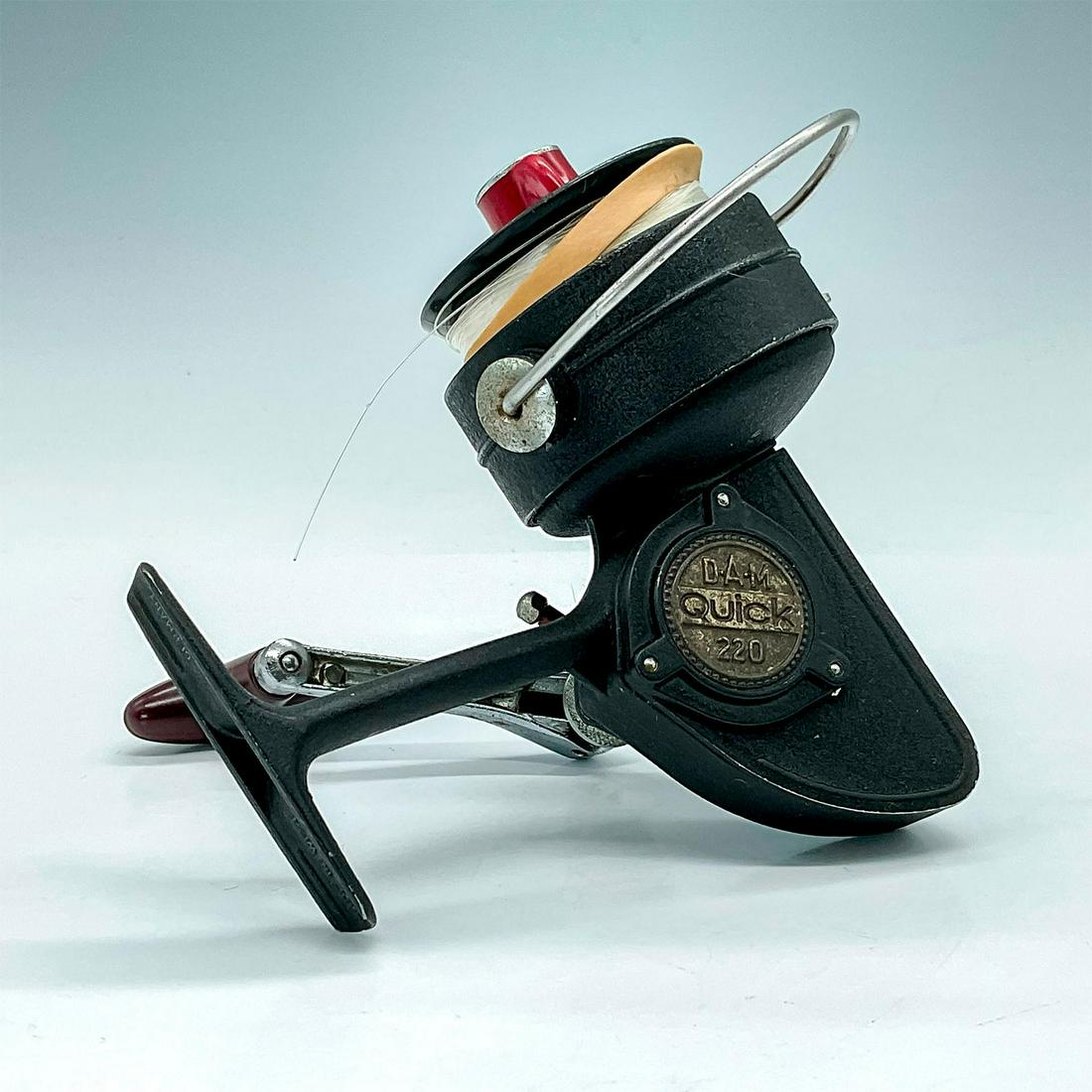 Moulinet Pêche Vintage D.A.M. Quick 220 - Spinning - Fabriqué En Allemagne De L'Ouest