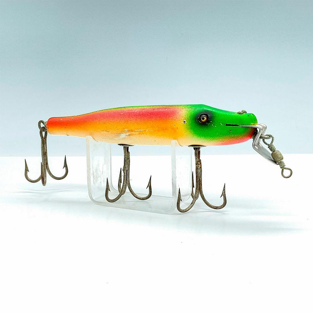 Vintage Husky Surfster Rainbow Fire Glass Eye Lure No. 7331 (1 of 3)