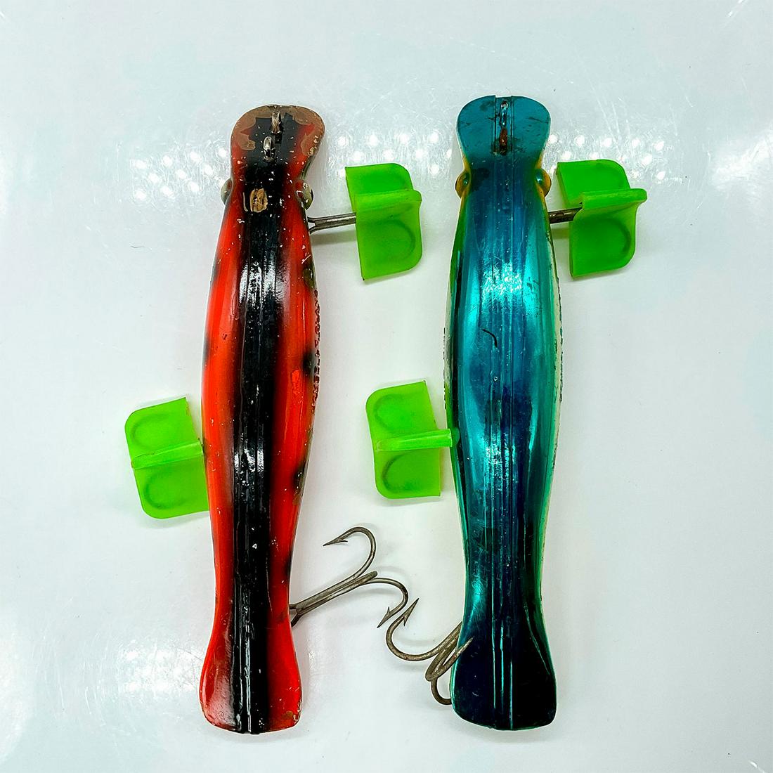 Pair of Homer Le Blanc Swim Whizz Musky Lures 8 In. 3 Hooks (1 of 3)